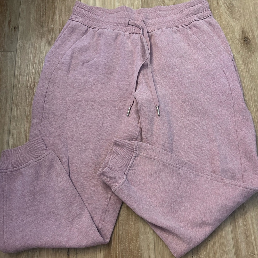 Womens Pink Lululemon Sweatpants
